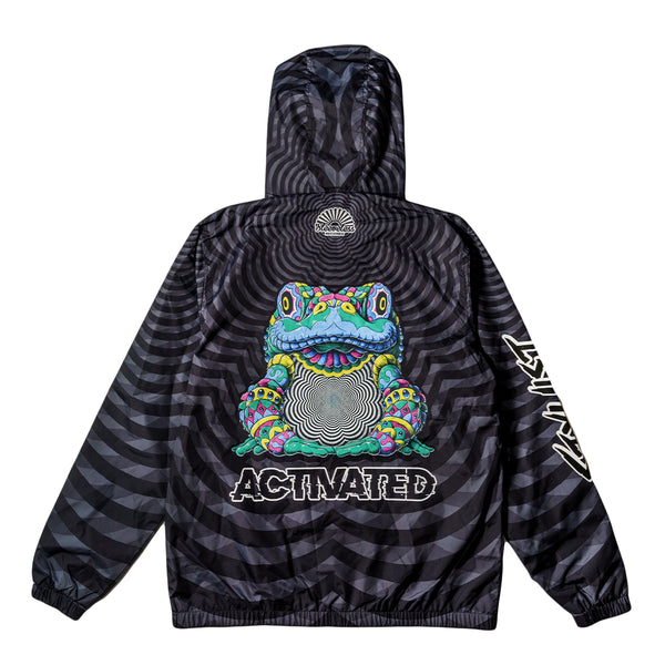 Stylust Activated Black Windbreaker Jacket