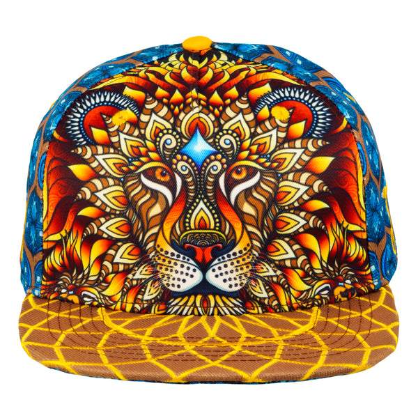 Phil Lewis Lion Mandala Snapback Hat