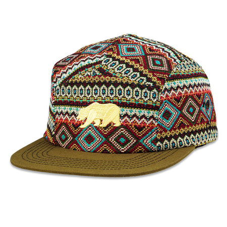 Snowboard Bear Blizzard Snapback Hat