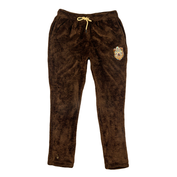 Frank Brothers Brother Bear Brown Sherpa Fleece Joggers