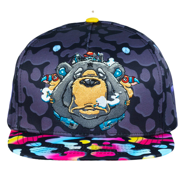 Tarbox Bear Black Snapback Hat