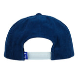 Polar Bear Navy Corduroy Unstructured Snapback Hat