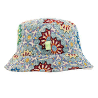 Bear Collection Gray Mosaic Reversible Bucket Hat