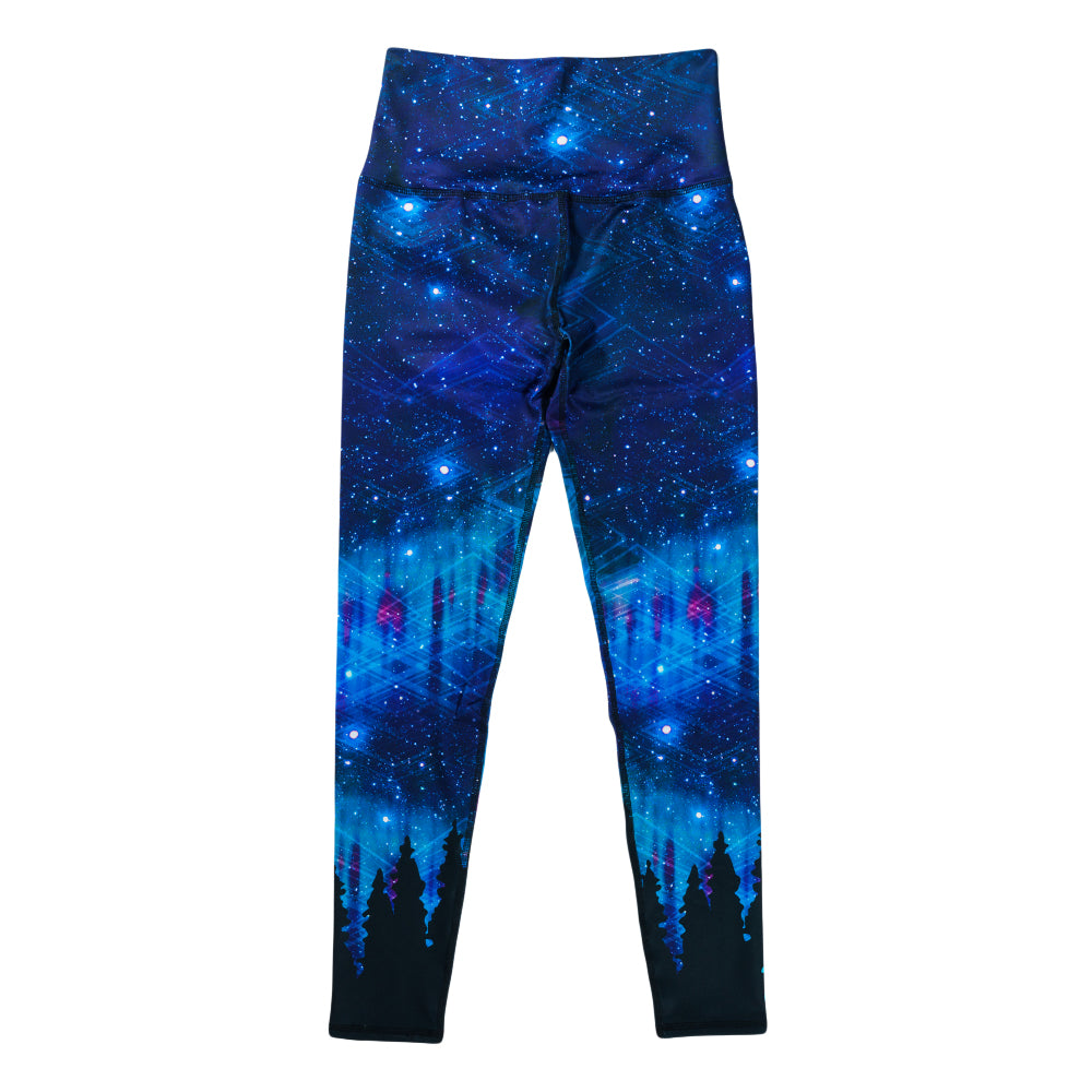 Laser Camp Navy Yoga Pants