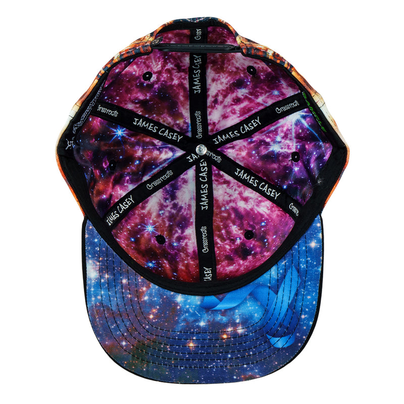 James Casey Removable Bear Skyline Snapback Hat