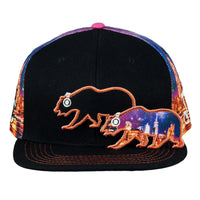 James Casey Removable Bear Skyline Snapback Hat