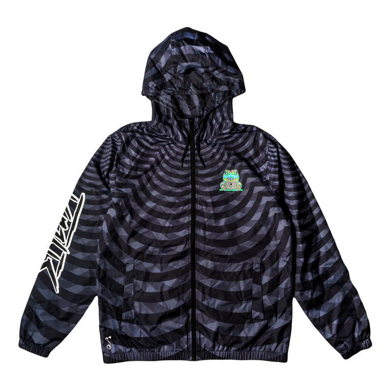 Stylust Activated Black Windbreaker Jacket
