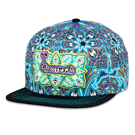 Chris Dyer DMT Triangles Purple Fitted Hat