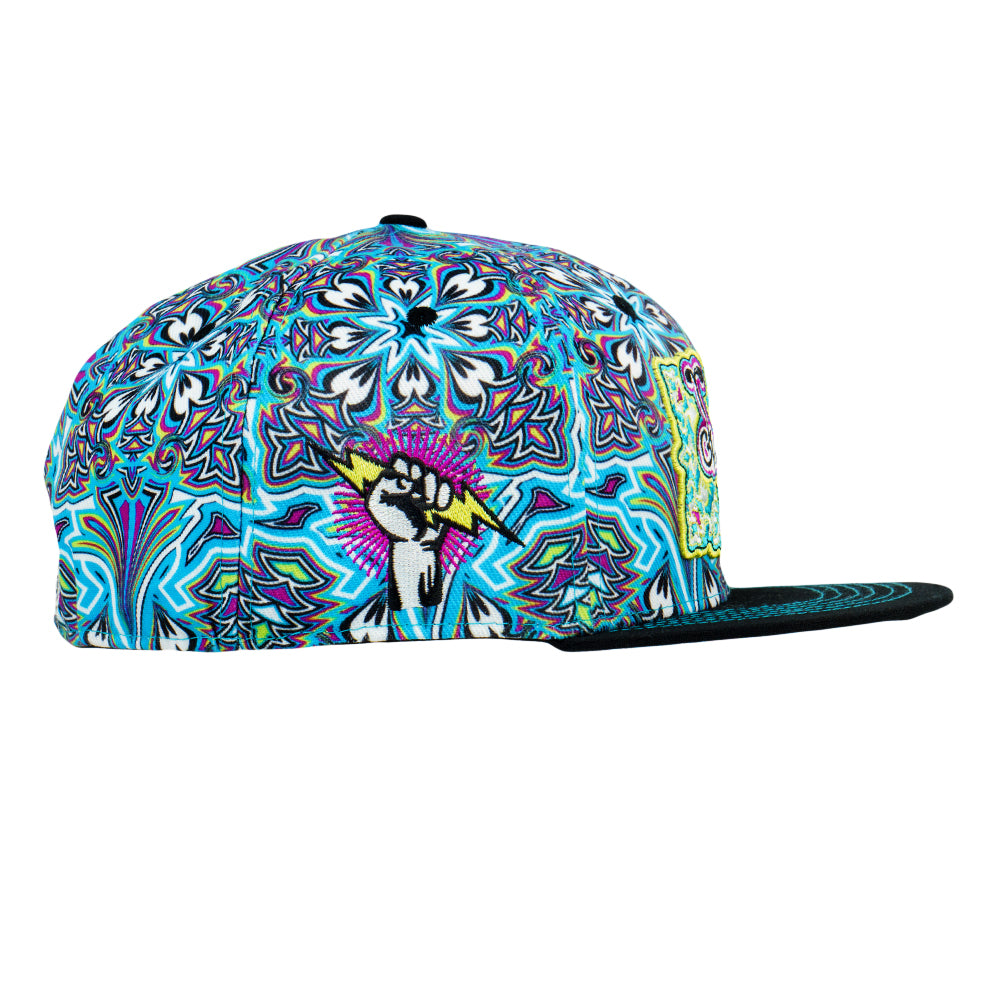 Gorra ajustada azul Glassroots 2023 