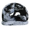 Removable Bear Panda Dyed Fleece Snapback Hat