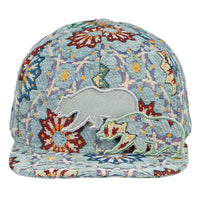 Removable Bear Gray Mosaic Snapback Hat