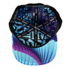 Sunsquabi Blue Feathers Snapback Hat