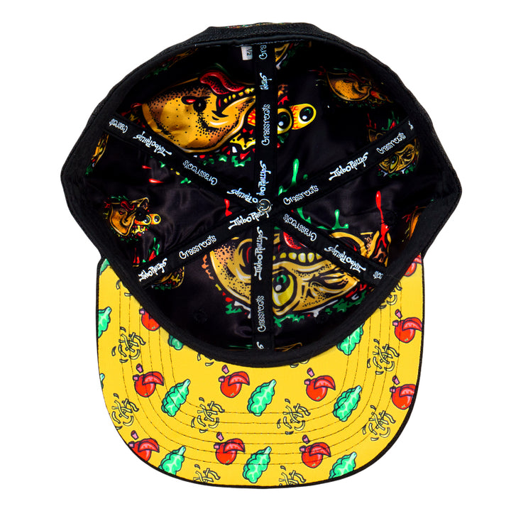 Gorra ajustada negra con logo de Jimbo Phillips Dripping Taco