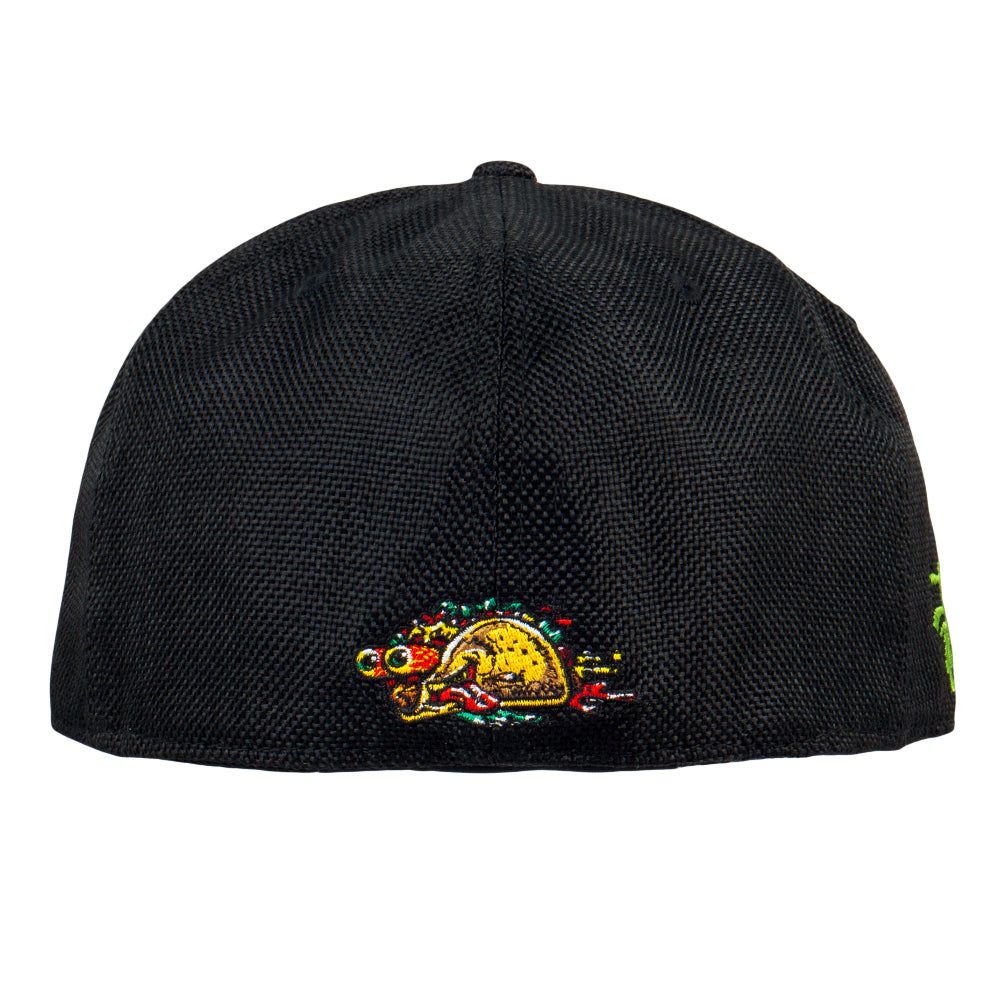 Gorra ajustada negra con logo de Jimbo Phillips Dripping Taco