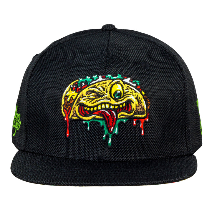 Gorra ajustada negra con logo de Jimbo Phillips Dripping Taco