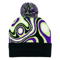 Hacked Seafoam Pom Beanie