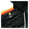 Pink Floyd DSOTM V2 Black Rainbow Velour Mens Zip Up Hoodie
