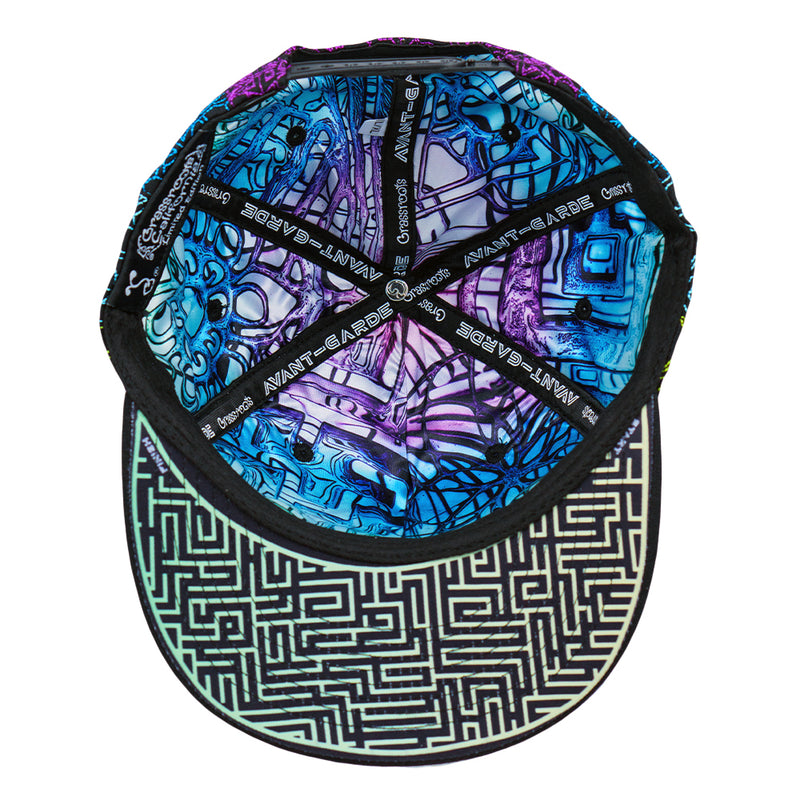 Avant Garde Glass Snapback Hat