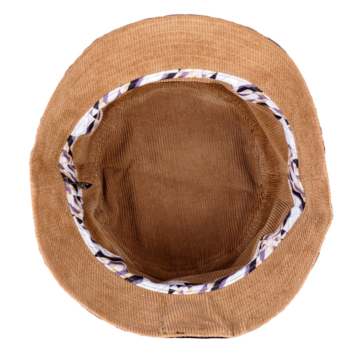 Sombrero de pescador reversible con estampado Sahara