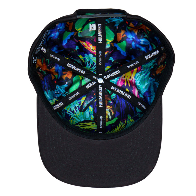 Hulaween Gradient Black Snapback Hat