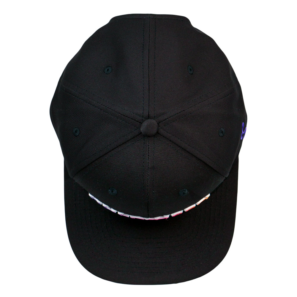 Hulaween Gradient Black Snapback Hat