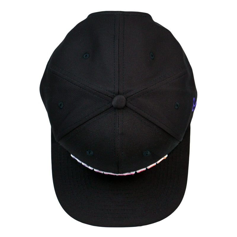Hulaween Gradient Black Snapback Hat
