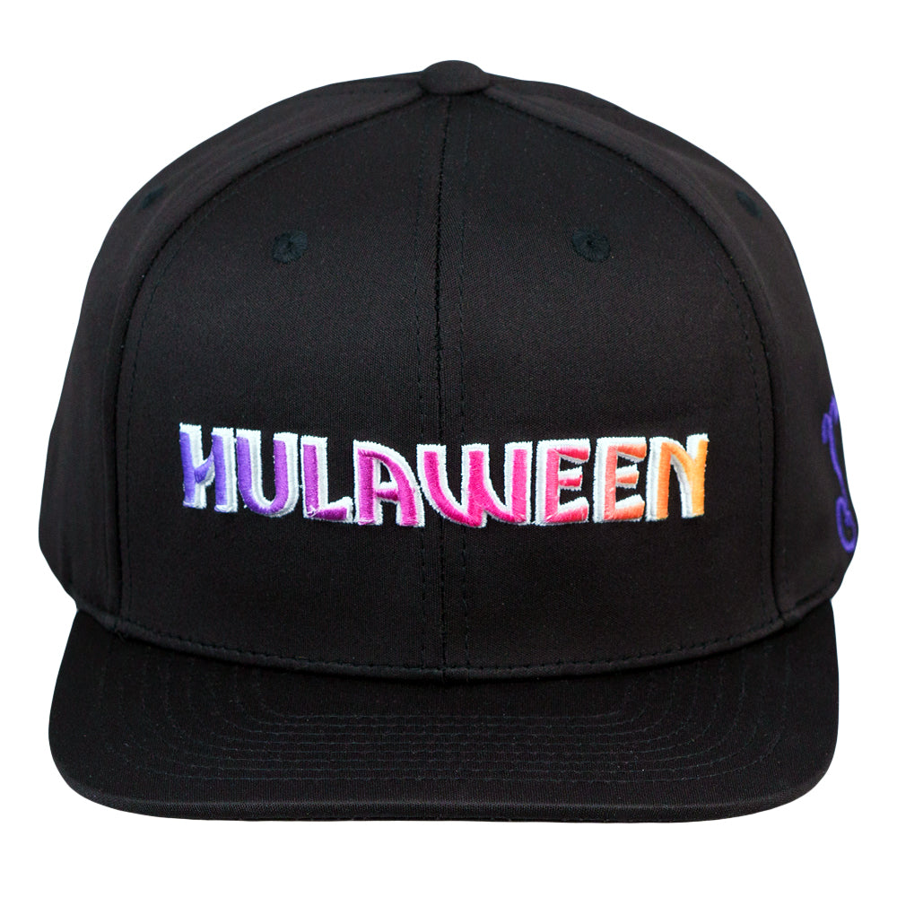 Hulaween Gradient Black Snapback Hat