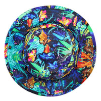 Hulaween Blue Floral Boonie Hat