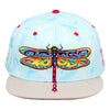 Goose Dragonfly Sky Blue Snapback Hat