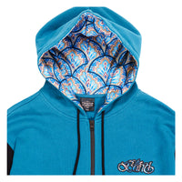 The Band Paisley Blue Zip Up Hoodie