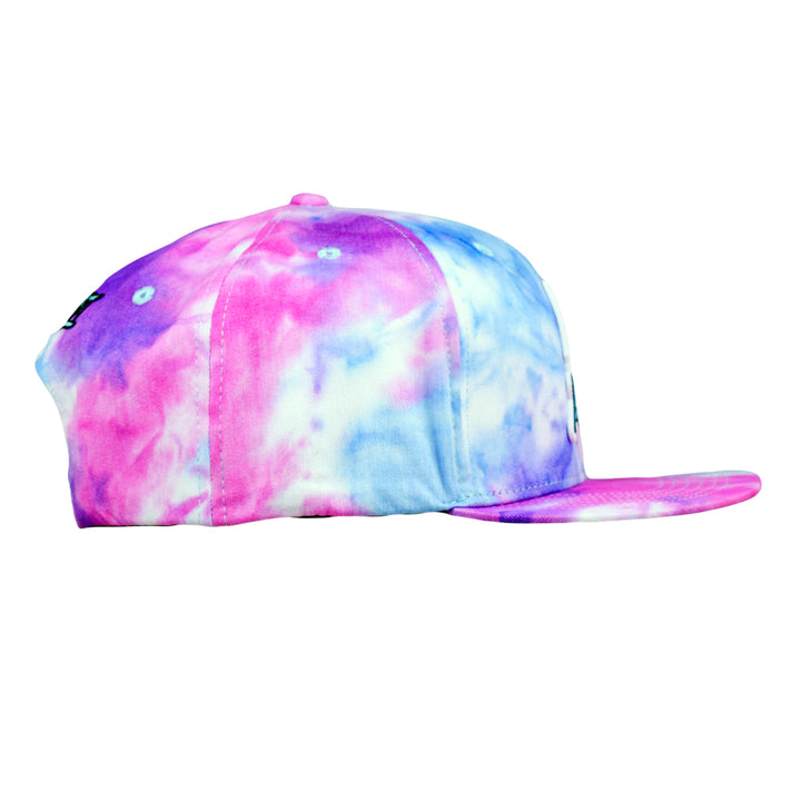 Gorra con bandana y diseño de gato teñido a mano de Stylust