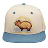 Mugwort Capybara Kids Snapback Hat