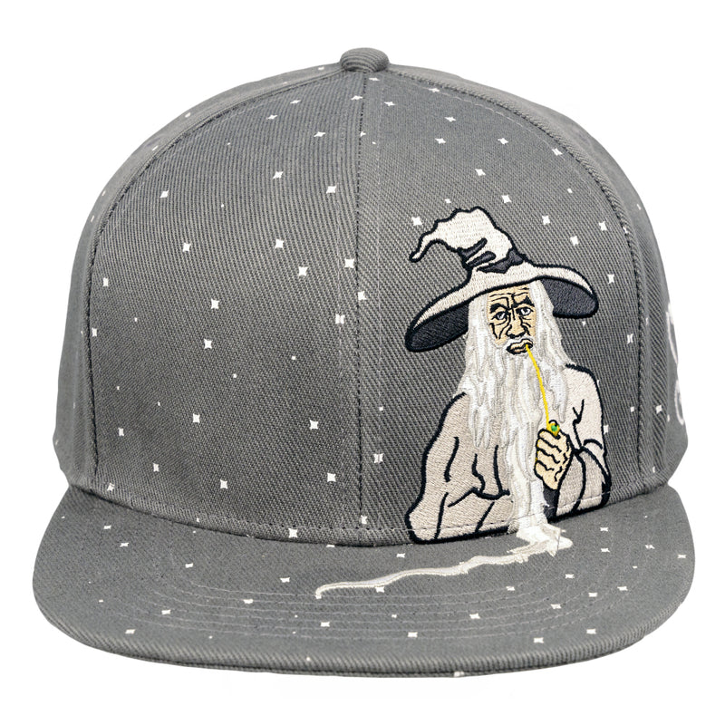 Toking Wizard Gray Fitted Hat