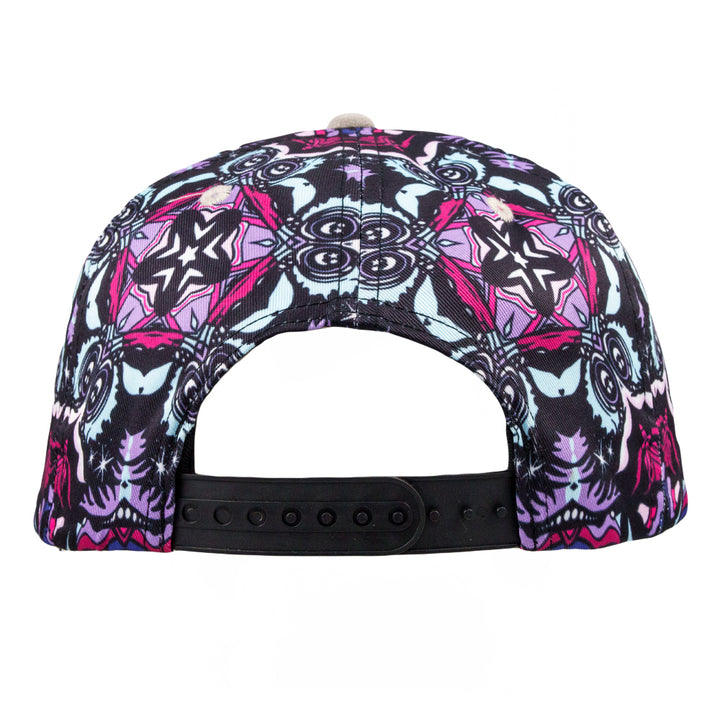 Gorra snapback con estampado floral de oso Paisley de Ellie