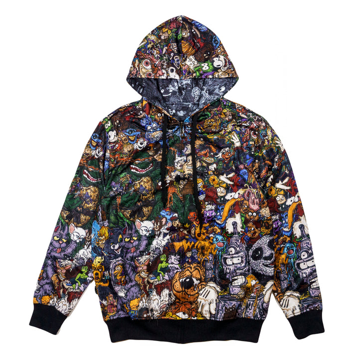 Sudadera reversible con capucha de Vincent Gordon con dibujos animados de Gumbo