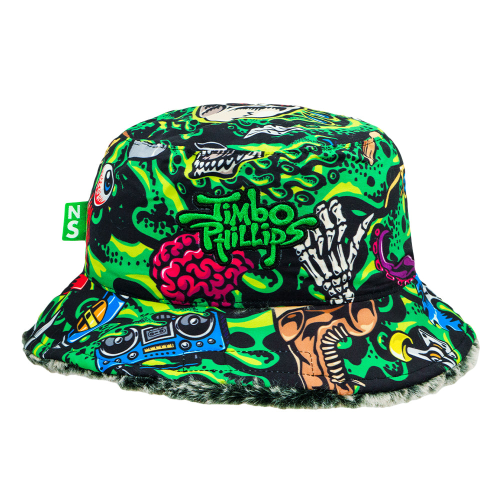 Jimbo Phillips Never Summer Reversible Bucket Hat Grassroots California