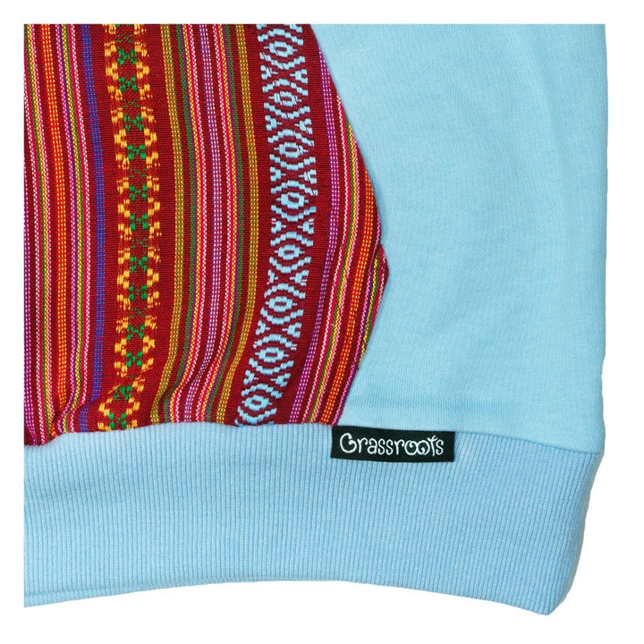 Removable Bear Phoenix Blue Tall Pullover Hoodie