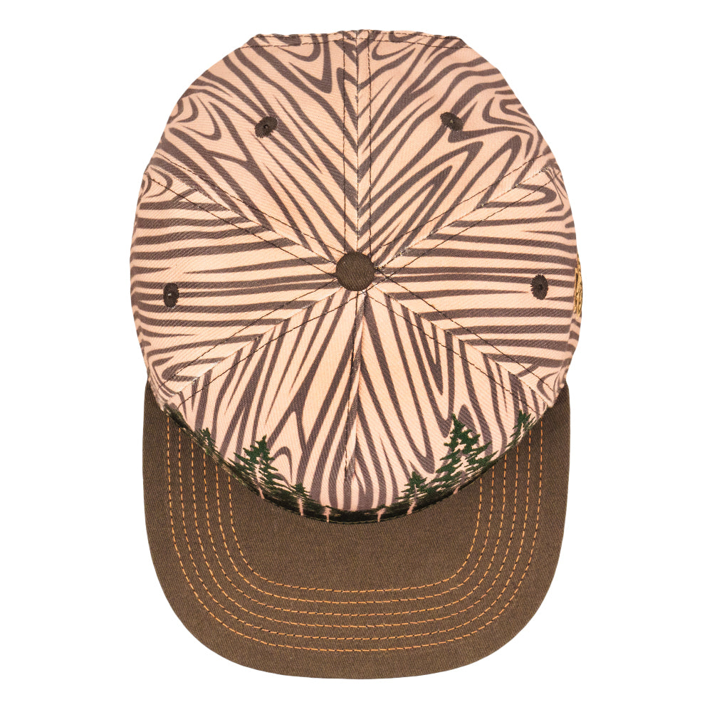 Chad G Glass V3 Woodgrain Snapback Hat