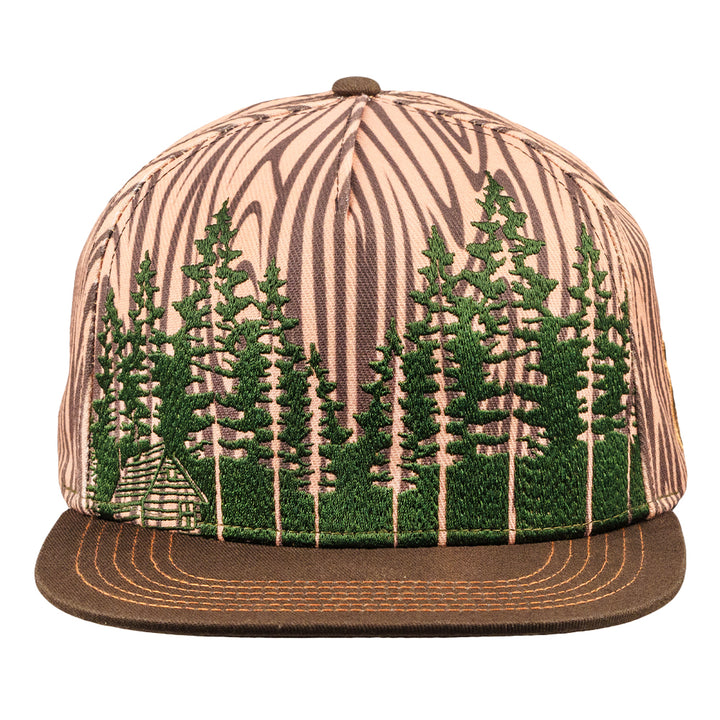 Chad G Glass V3 Woodgrain Snapback Hat