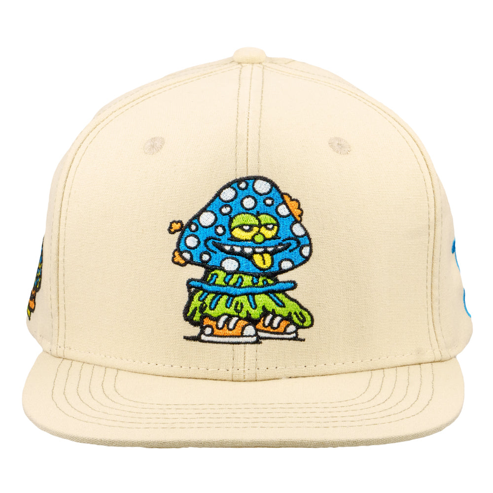 Killer Acid Mushroom Tan Snapback Hat