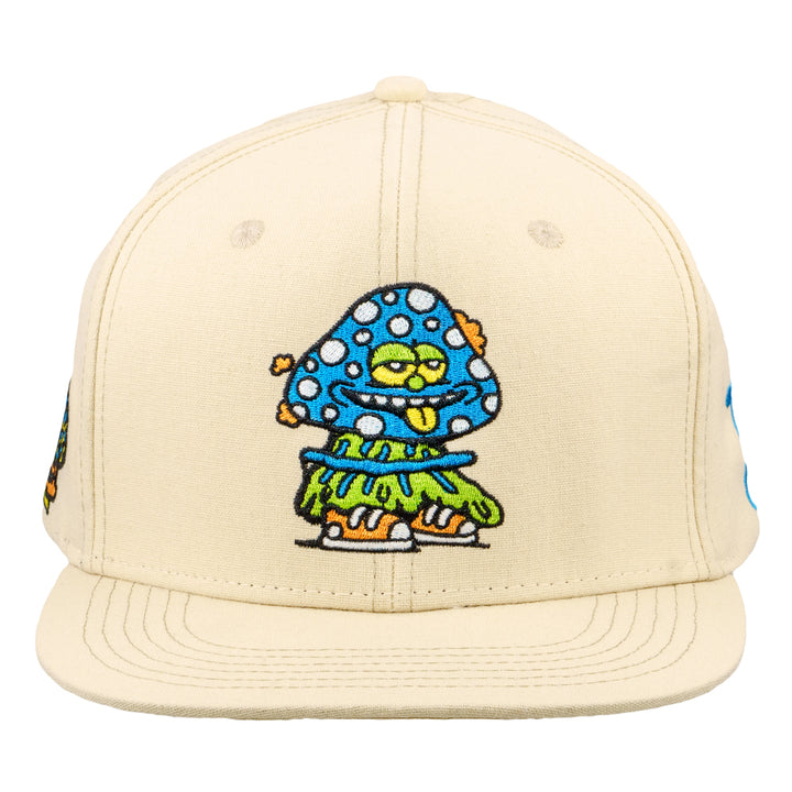 Killer Acid Mushroom Tan Snapback Hat