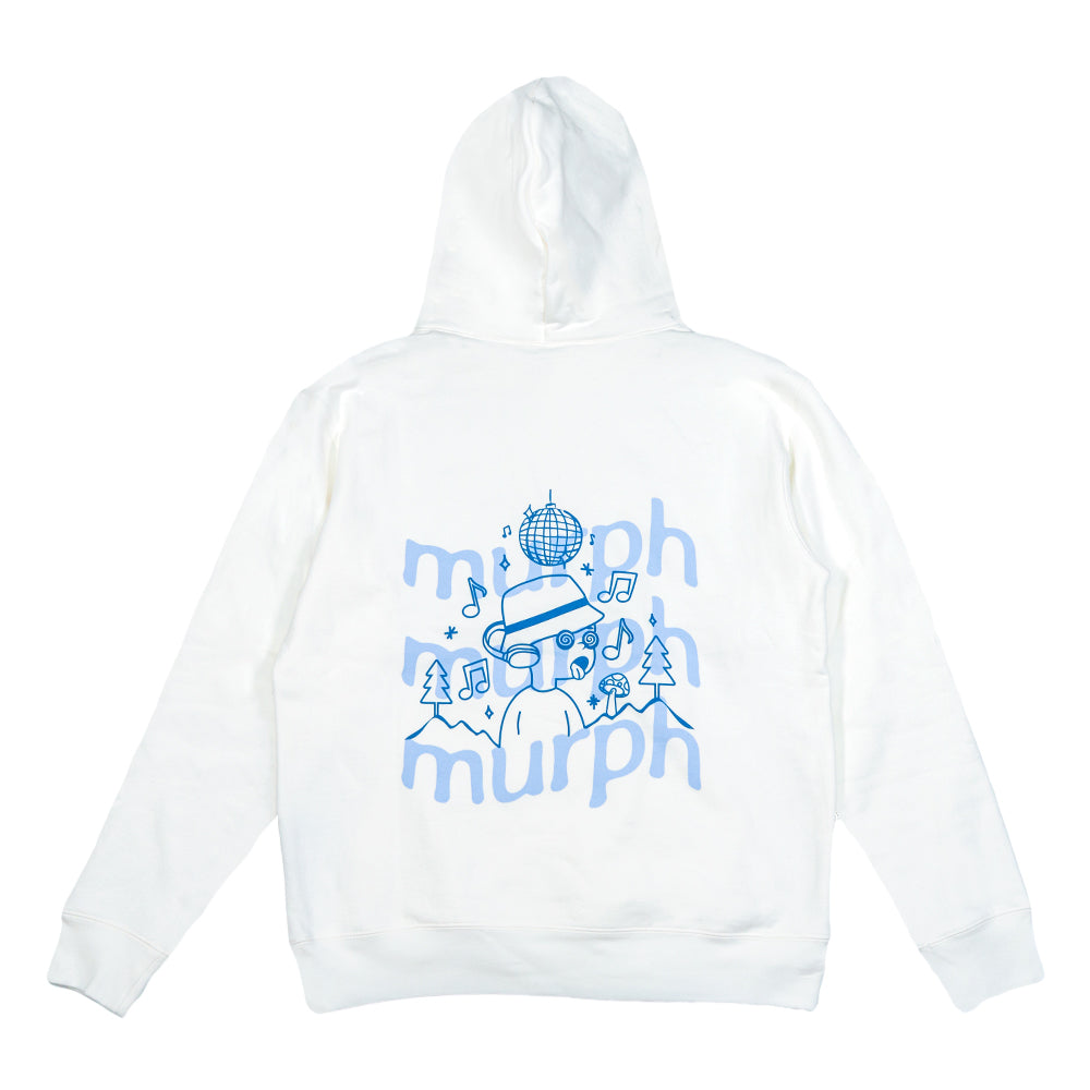 It's Murph Disco Sl*t White Pullover Hoodie