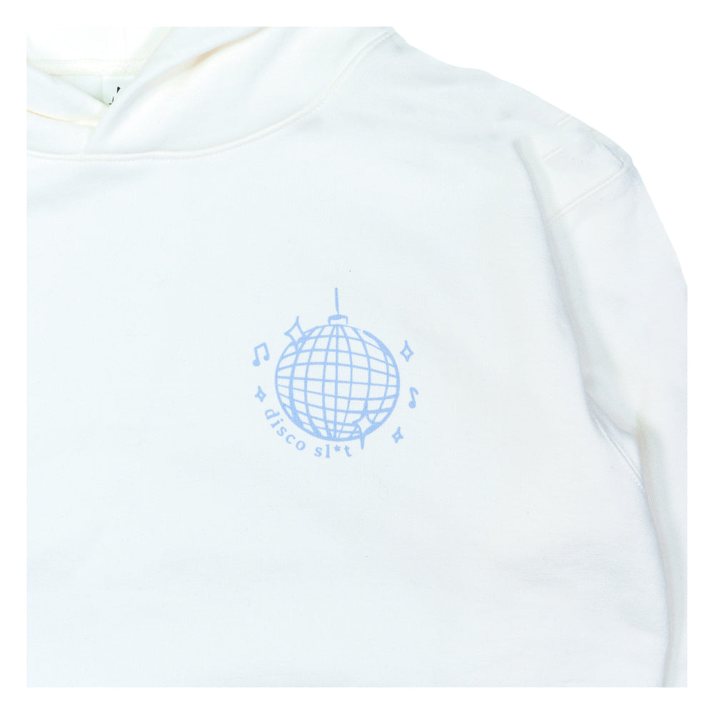 It's Murph Disco Sl*t White Pullover Hoodie