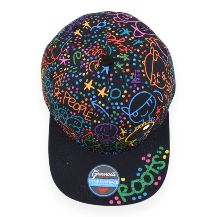 El Xupet Negre Black Snapback Hat