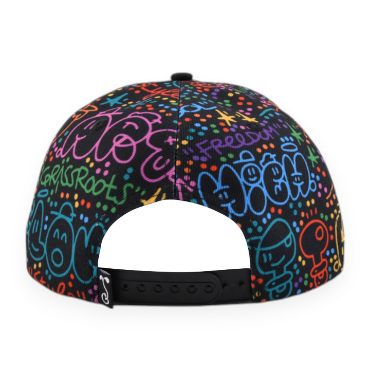 El Xupet Negre Black Snapback Hat