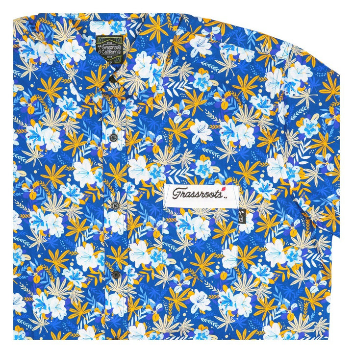 PRESALE Golfroots Azalea Blue Button Up Shirt