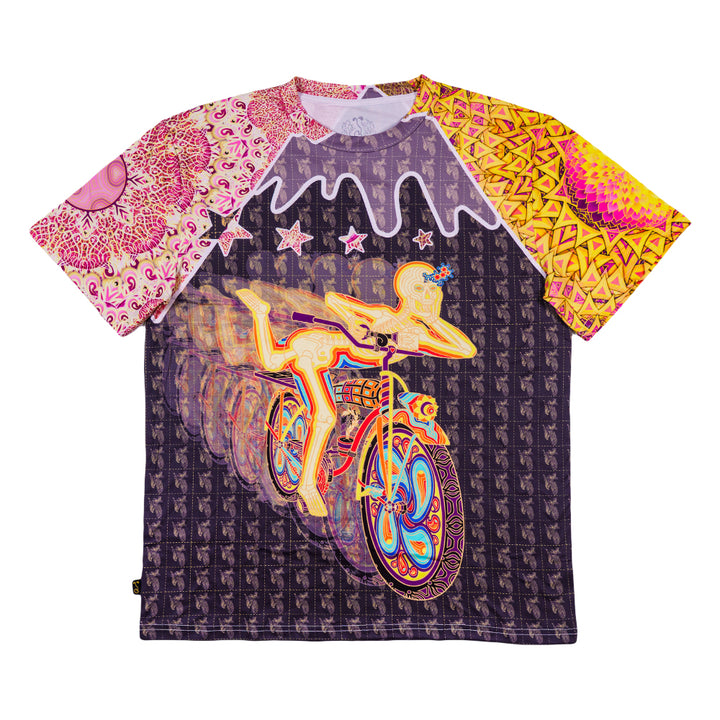 Introspective Projections Bicycle Day Black T Shirt