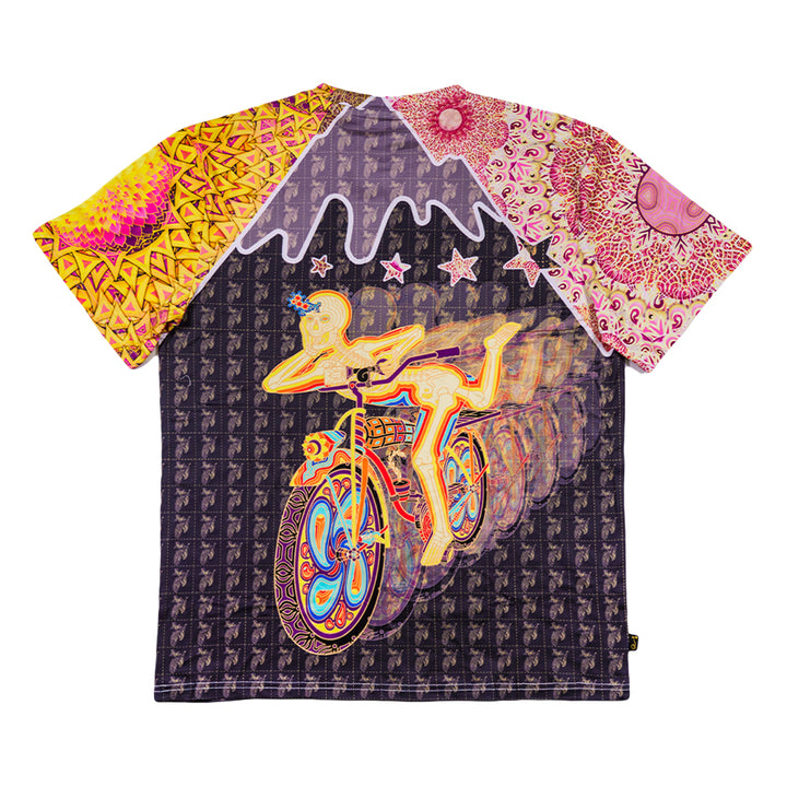 Introspective Projections Bicycle Day Black T Shirt
