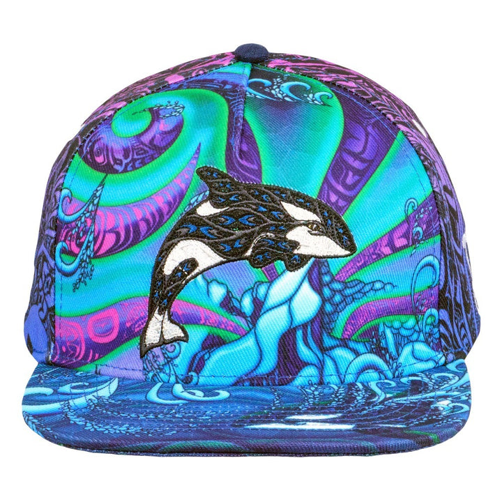 Phil Lewis Orca Purple Snapback Hat