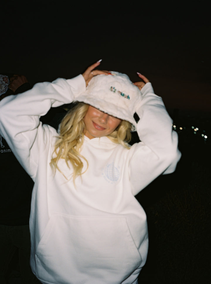 It's Murph Disco Sl*t White Pullover Hoodie